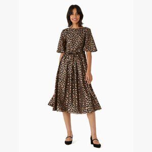 Kate Spade Leopard Midi Dress